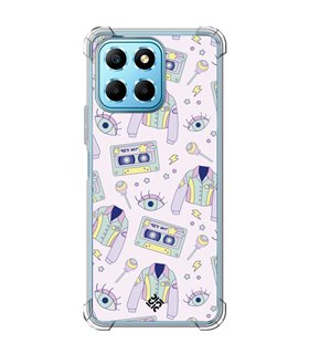 Funda Antigolpe [ Honor X8 5G ] Dibujo Cute [ Chaqueta Retro de Color Pastel Años 90 ] Esquina Reforzada Silicona 1.5mm