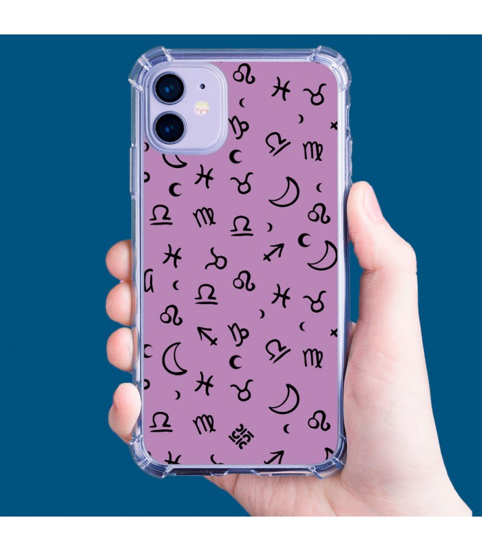 Funda Antigolpe [ Honor X8 5G ] Dibujo Esotérico [ 12 Signos del Zodiaco ] Esquina Reforzada Silicona 1.5mm Transparente