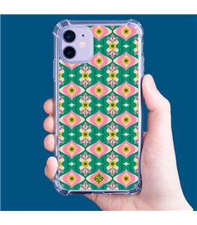 Funda Antigolpe [ Honor X8 5G ] Dibujos Retro [ Tercer Ojo - Caleidoscopio ] Esquina Reforzada Silicona 1.5mm Transparente