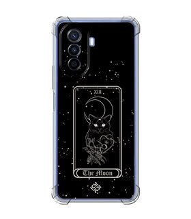 Funda Antigolpe [ Huawei Nova Y70 ] Dibujo Esotérico [ Carta del Tarot - The Moon ] Esquina Reforzada 1.5mm Transparente