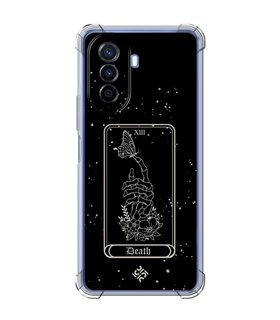 Funda Antigolpe [ Huawei Nova Y70 ] Dibujo Esotérico [ Carta del Tarot -  Death ] Esquina Reforzada Silicona 1.5mm