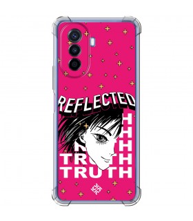 Funda Antigolpe [ Huawei Nova Y70 ] Dibujos Frikis [ Chica Manga Reflected Truth ] Esquina Reforzada 1.5mm Transparente