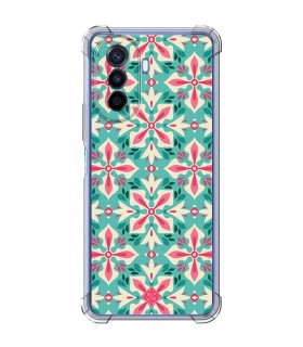 Funda Antigolpe [ Huawei Nova Y70 ] Dibujos Retro [ Caleidoscopio ] Esquina Reforzada Silicona 1.5mm Transparente