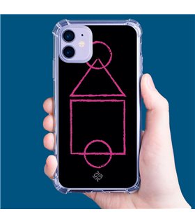 Funda Antigolpe [ Huawei Nova Y70 ] Squid Game [Pista de Juego] Esquina Reforzada Silicona 1.5mm Transparente