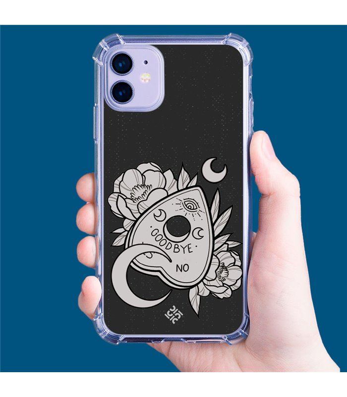 Funda Antigolpe [ Samsung Galaxy A04 ] Dibujo Gotico [ Dieza de la Ouija - Yes or No ] Esquina Reforzada Silicona 1.5mm 