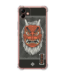 Funda Antigolpe [ Samsung Galaxy A04 ] Dibujo Japones [ Demonio Namahage Japones ] Esquina Reforzada Silicona 1.5mm