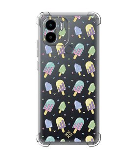 Funda Antigolpe [ Xiaomi Redmi A1 Plus ] Dibujo Auténtico [ Polos ] Esquina Reforzada Silicona 1.5mm Transparente