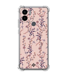 Funda Antigolpe [ Xiaomi Redmi A1 Plus ] Dibujo Botánico [ Motivos botánico de varios tipos de flores ] Silicona