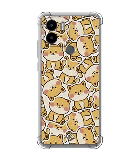 Funda Antigolpe [ Xiaomi Redmi A1 Plus ] Dibujo Cute [ Pegatinas Perrito Shiba ] Esquina Reforzada 1.5