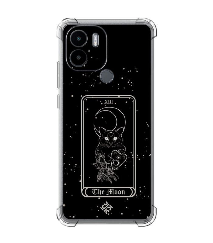Funda Antigolpe [ Xiaomi Redmi A1 Plus ] Dibujo Esotérico [ Carta del Tarot - The Moon ] Esquina Reforzada 1.5mm Transparente