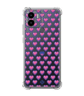 Funda Antigolpe [ Xiaomi Redmi A1 Plus ] Dibujo Gamers [ Contadores de Vida Retro Pixel ] Esquina Reforzada 1.5 Transparente