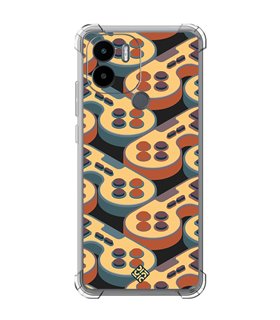 Funda Antigolpe [ Xiaomi Redmi A1 Plus ] Dibujo Gamers [ Joystick Retro ] Esquina Reforzada Silicona 1.5mm Transparente