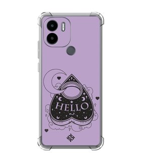 Funda Antigolpe [ Xiaomi Redmi A1 Plus ] Dibujo Gotico [ Dieza de la Ouija - Hello ] Esquina Reforzada Silicona 1.5mm