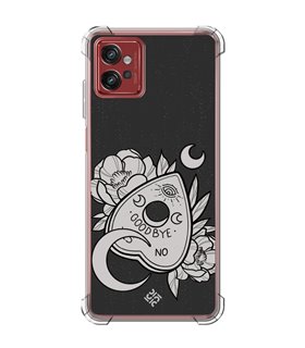 Funda Antigolpe [ Motorola Moto G32 ] Dibujo Gotico [ Dieza de la Ouija - Yes or No ] Esquina Reforzada Silicona 1.5mm 