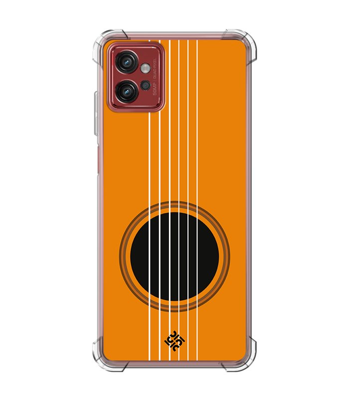 Funda Antigolpe [ Motorola Moto G32 ] Diseño Música [ Caja de Resonancia Guitarra ] Esquina Reforzada Silicona 1.5mm