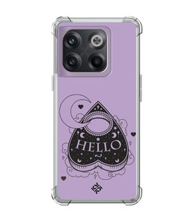 Funda Antigolpe [ OnePlus 10T ] Dibujo Gotico [ Dieza de la Ouija - Hello ] Esquina Reforzada Silicona 1.5mm