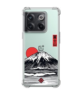 Funda Antigolpe [ OnePlus 10T ] Dibujo Japones [ Monte Fuji ] Esquina Reforzada Silicona 1.5mm Transparente