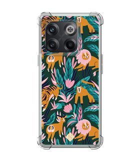 Funda Antigolpe [ OnePlus 10T ] Dibujo Mascotas [ Estampado Animales de Selva ] Esquina Reforzada Silicona 1.5