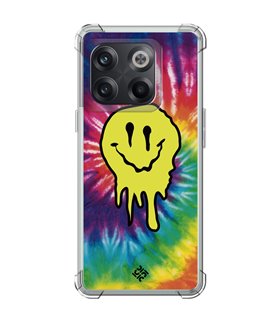 Funda Antigolpe [ OnePlus 10T ] Dibujo Tendencias [ Sonrisa Smile Swirl Abstracto ] Esquina Reforzada Silicona 1.5mm