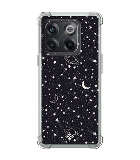 Funda Antigolpe [ OnePlus 10T ] Dibujo Tendencias [ Fondo Estrellado con Planetas ] Esquina Reforzada Silicona 1.5mm