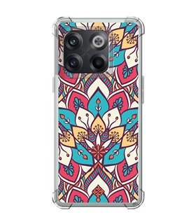 Funda Antigolpe [ OnePlus 10T ] Dibujo Auténtico [ Mosaico Floral Mandala ] Esquina Reforzada Silicona 1.5mm