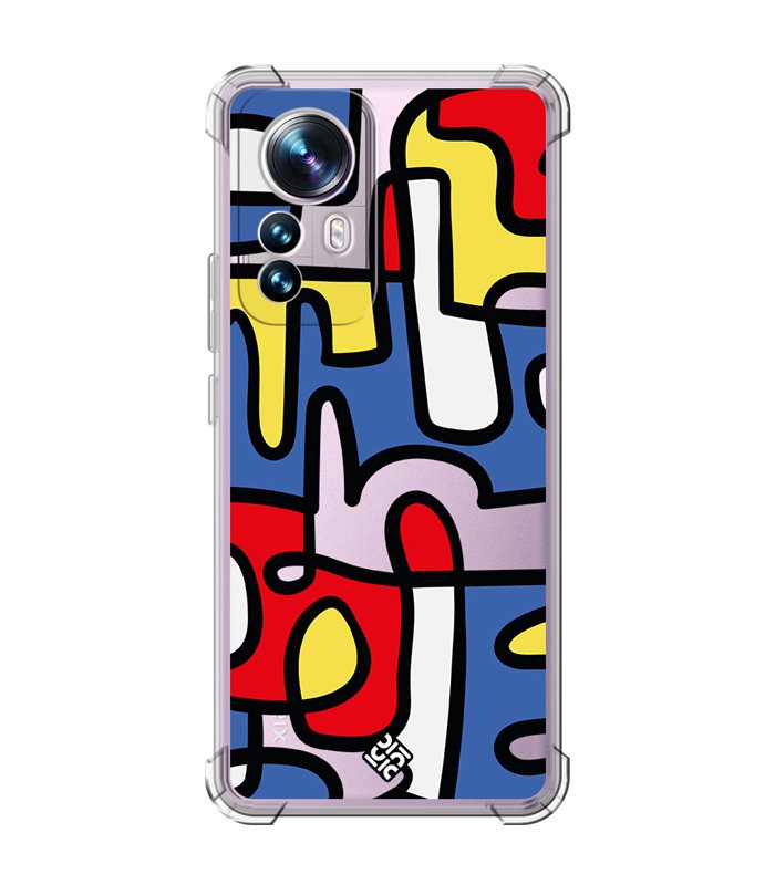 Funda Antigolpe [ Xiaomi 12T - 12T Pro ] Dibujo Auténtico [ Impresión Moderna de Arte Minimalista ] Esquina Reforzada Silicona