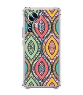 Funda Antigolpe [ Xiaomi 12T - 12T Pro ] Dibujo Auténtico [ Ojo de Hamsa Mandala ] Esquina Reforzada Silicona 1.5mm