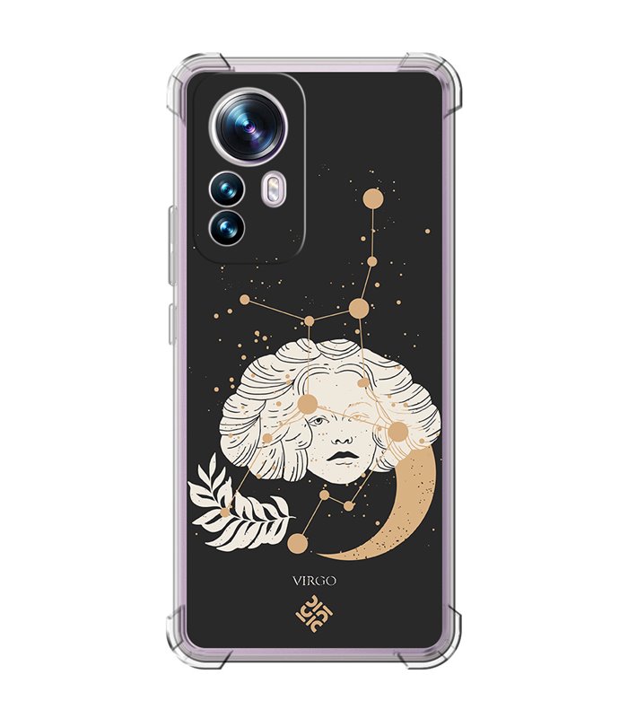 Funda Antigolpe [ Xiaomi 12T - 12T Pro ] Dibujo Zodiaco [ Signo Zodiacal - Virgo ] Esquina Reforzada Silicona 1.5mm