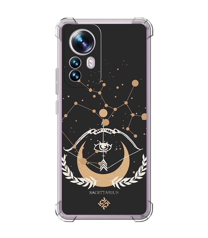 Funda Antigolpe [ Xiaomi 12T - 12T Pro ] Dibujo Zodiaco [ Signo Zodiacal - Sagitario ] Esquina Reforzada Silicona 1.5mm