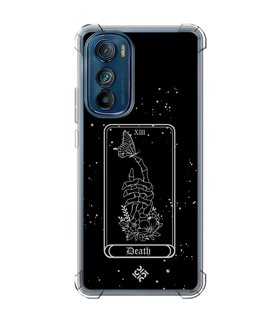 Funda Antigolpe [ Motorola Edge 30 ] Dibujo Esotérico [ Carta del Tarot -  Death ] Esquina Reforzada Silicona 1.5mm