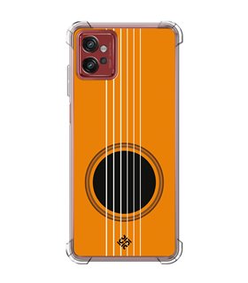 Funda Antigolpe [ Motorola Moto G32 ] Diseño Música [ Caja de Resonancia Guitarra ] Esquina Reforzada Silicona 1.5mm