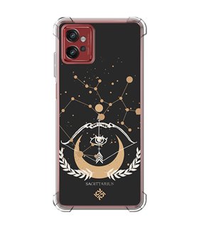 Funda Antigolpe [ Motorola Moto G32 ] Dibujo Zodiaco [ Signo Zodiacal - Sagitario ] Esquina Reforzada Silicona 1.5mm