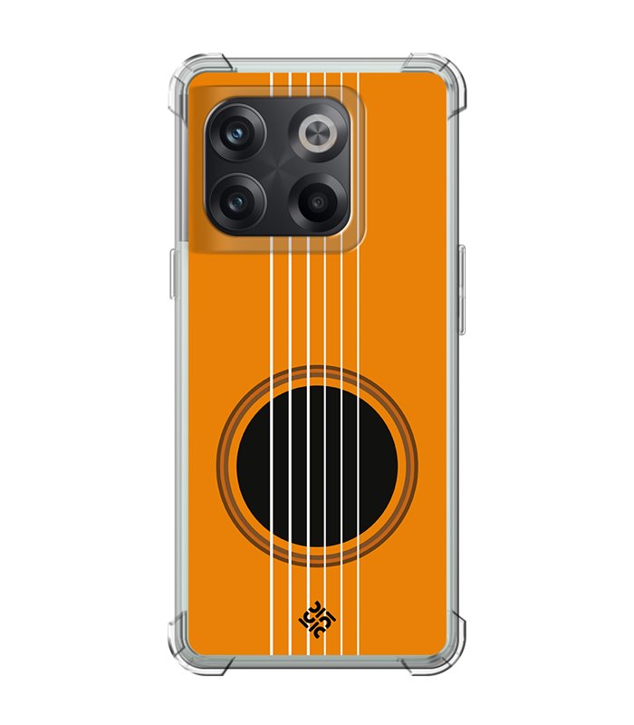 Funda Antigolpe [ OnePlus 10T ] Diseño Música [ Caja de Resonancia Guitarra ] Esquina Reforzada Silicona 1.5mm
