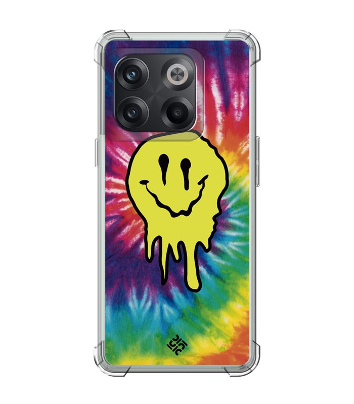 Funda Antigolpe [ OnePlus 10T ] Dibujo Tendencias [ Sonrisa Smile Swirl Abstracto ] Esquina Reforzada Silicona 1.5mm