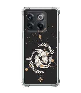 Funda Antigolpe [ OnePlus 10T ] Dibujo Zodiaco [ Signo zodiacal - Picis ] Esquina Reforzada Silicona 1.5 Transparente