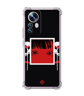 Funda Antigolpe [ Xiaomi 12T - 12T Pro ] Dibujos Frikis [ Mirada Anime, Manga Rojo Intenso ] Esquina Reforzada Silicona 1.5mm