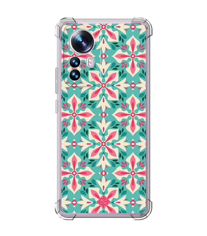 Funda Antigolpe [ Xiaomi 12T - 12T Pro ] Dibujos Retro [ Caleidoscopio ] Esquina Reforzada Silicona 1.5mm Transparente