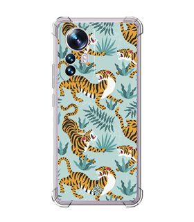 Funda Antigolpe [ Xiaomi 12T - 12T Pro ] Dibujo Tendencias [ Estampado de Tigres ] Esquina Reforzada Silicona 1.5mm 