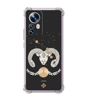 Funda Antigolpe [ Xiaomi 12T - 12T Pro ] Dibujo Zodiaco [ Signo Zodiacal - Aries ] Esquina Reforzada Silicona 1.5mm 