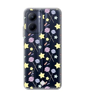 Funda para [ Realme C33 ] Dibujo Auténtico [ Chupachups ] de Silicona Flexible para Smartphone