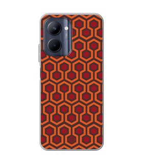 Funda para [ Realme C33 ] Cine Fantástico [ Alfombra El Resplandor ] de Silicona Flexible para Smartphone