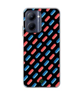 Funda para [ Realme C33 ] Cine Fantástico [ Pildora Roja y Azul ] de Silicona Flexible para Smartphone