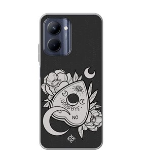 Funda para [ Realme C33 ] Dibujo Gotico [ Dieza de la Ouija - Yes or No ] de Silicona Flexible para Smartphone