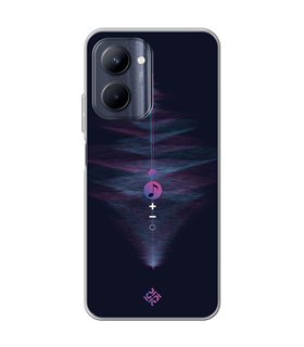 Funda para [ Realme C33 ] Diseño Música [ Dibujo Abstracto Música ] de Silicona Flexible para Smartphone