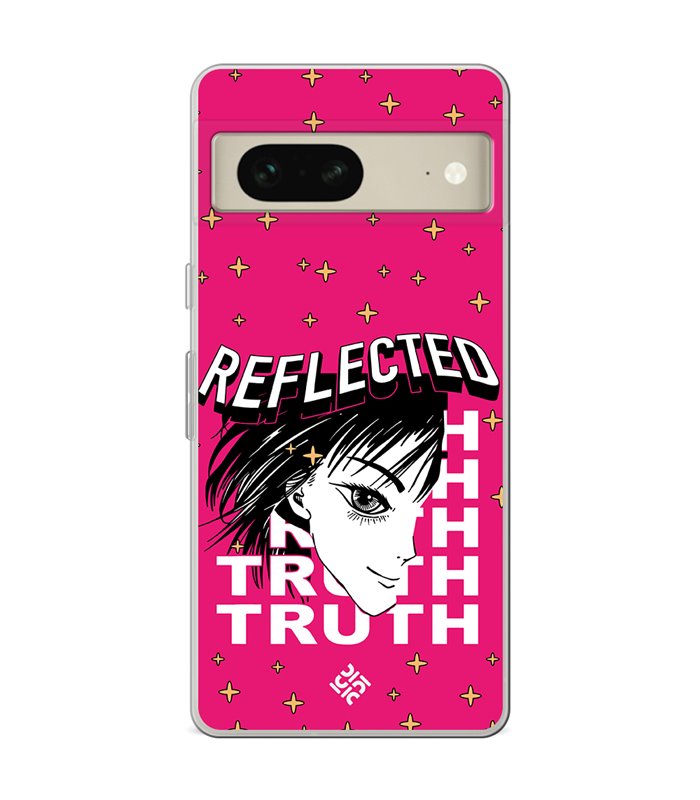 Funda para [ Google Pixel 7 ] Dibujos Frikis [ Chica Manga Reflected Truth ] de Silicona Flexible para Smartphone