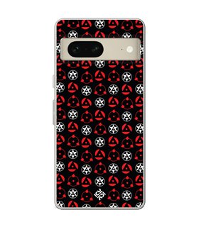 Funda para [ Google Pixel 7 ] Dibujos Frikis [ Ojos Sharingan ] de Silicona Flexible para Smartphone 