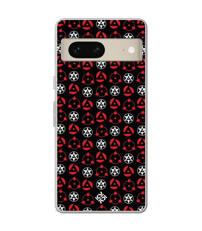 Funda para [ Google Pixel 7 ] Dibujos Frikis [ Ojos Sharingan ] de Silicona Flexible para Smartphone 