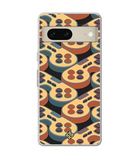 Funda para [ Google Pixel 7 ] Dibujo Gamers [ Joystick Retro ] de Silicona Flexible para Smartphone 