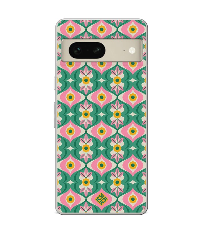 Funda para [ Google Pixel 7 ] Dibujos Retro [ Tercer Ojo - Caleidoscopio ] de Silicona Flexible