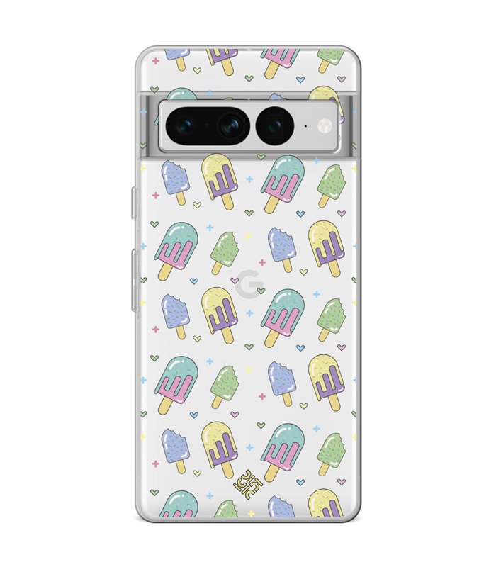 Funda para [ Google Pixel 7 Pro ] Dibujo Auténtico [ Polos ] de Silicona Flexible para Smartphone